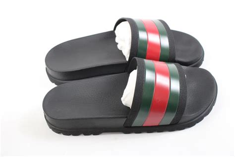 mens gucci flip flops dhgate|men Gucci slides size 10.